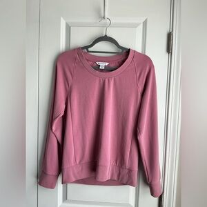 Athleta Women’s Seasoft Scoop Neck Sweatshirt Dusty Pink (Size XS)